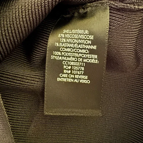 Alice and Olivia Black Lace Sleeve Women's Top. - Picture 5 of 7